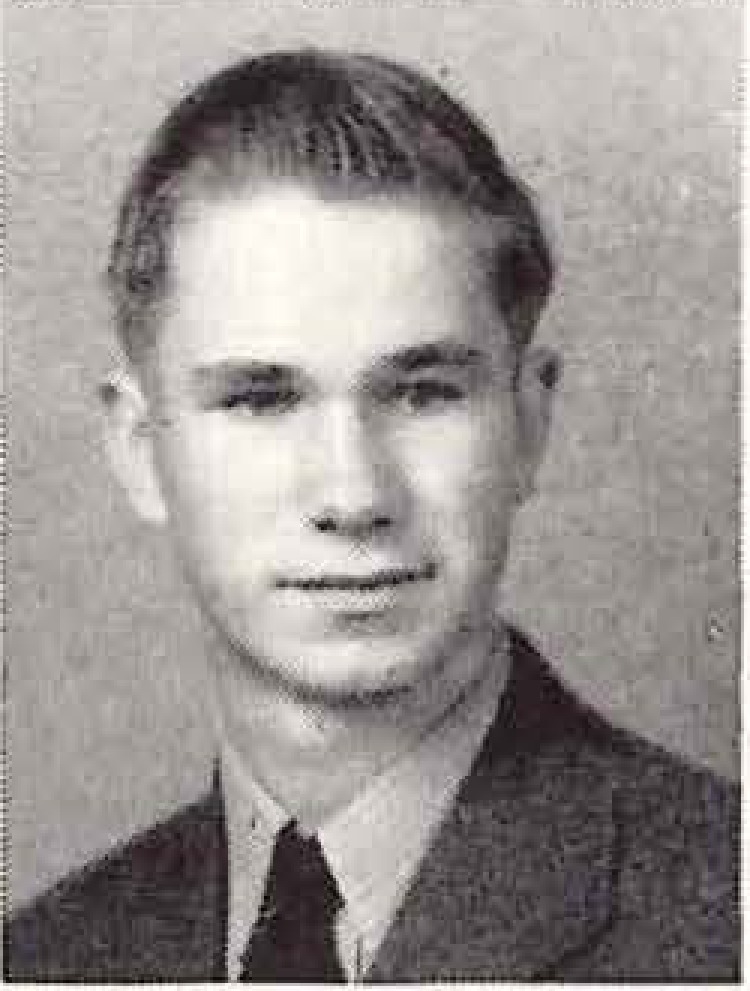 Portrait of Harold John Nelson in uniform